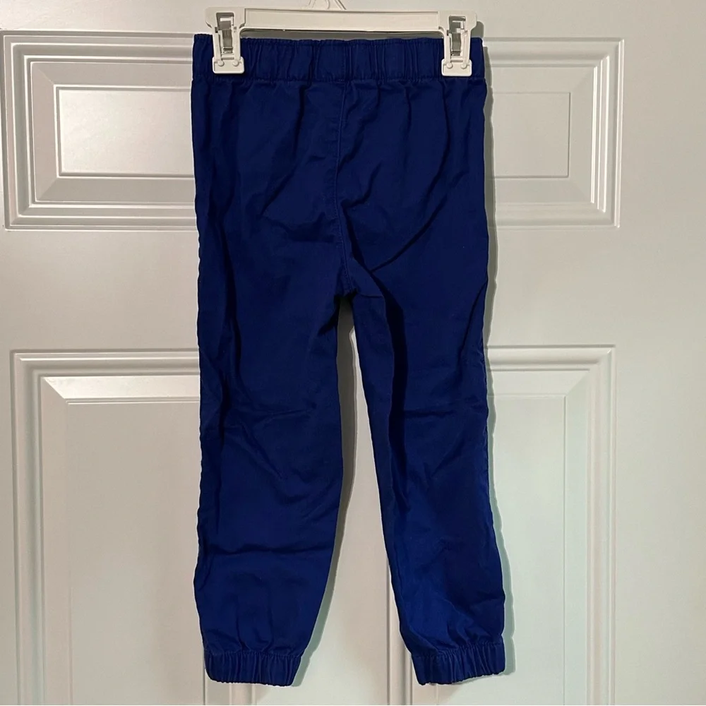 H&M Blue 100% Cotton Jogger Pants Size 4T